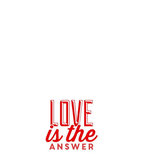 love in answer model albastru închis pe tricou