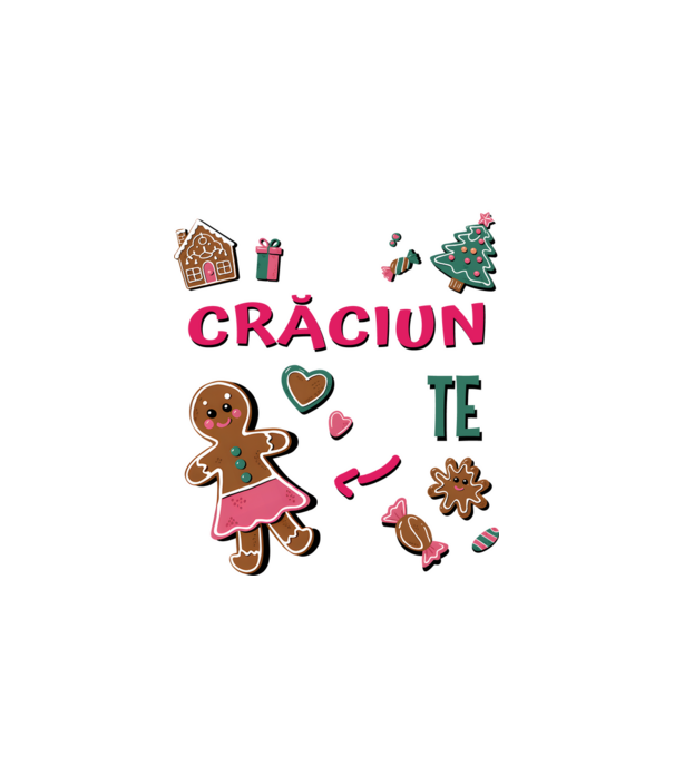 Tot ce-mi doresc de Crăciun să TE Femei Negru model alb pe tricou