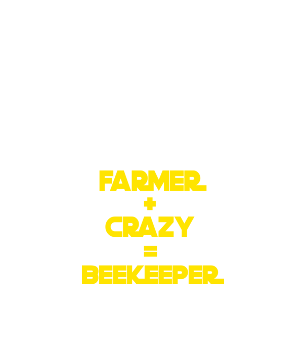 Farmer crazy beekeeper model negru pe tricou