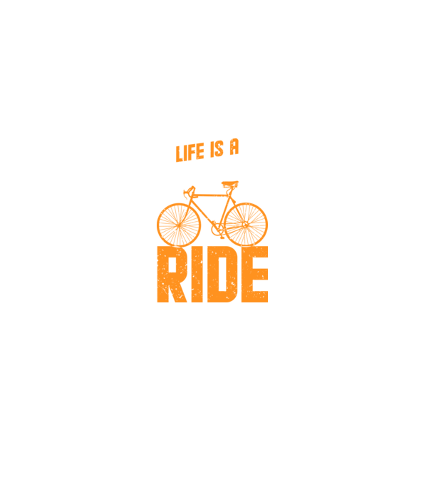 Life is a beautiful ride model negru pe tricou