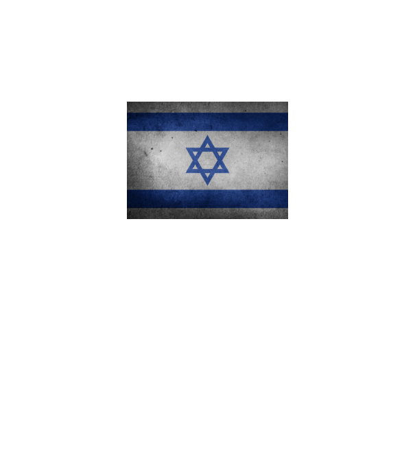 ISRAEL model gri închis pe tricou