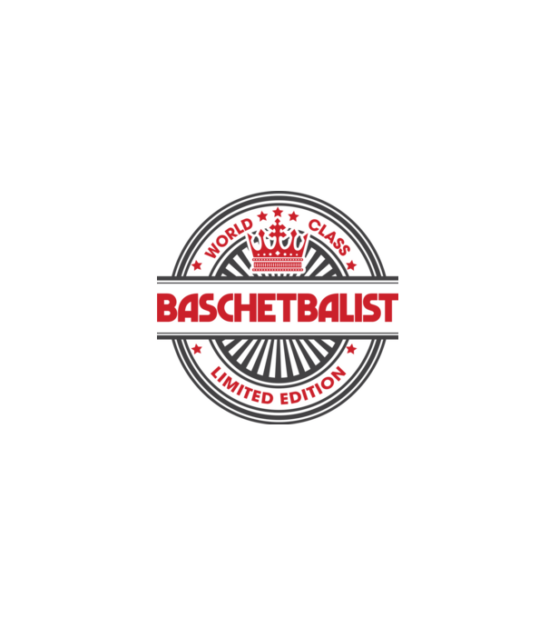 baschetbalist model negru pe tricou
