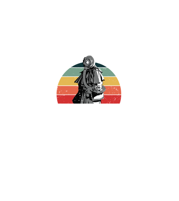 Retro chernobyl model negru pe tricou