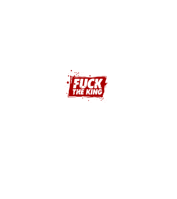 Fuck the king model negru pe tricou