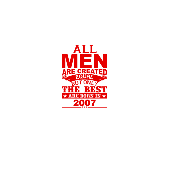 All men are created - 2007 model gri pe tricou