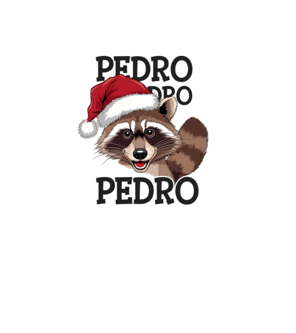 Pedro pedro xmas model alb pe tricou