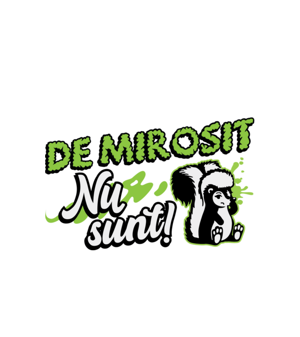 De mirosit nu sunt model alb pe tricou