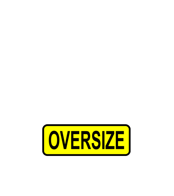 Oversize model negru pe tricou