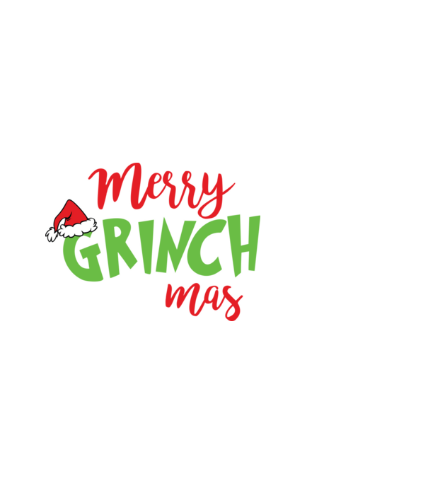 Grinchmas model alb pe tricou