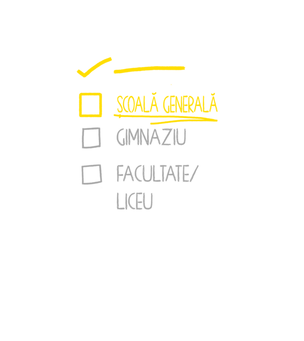 Cheklist educație - grădiniță negru model negru pe tricou