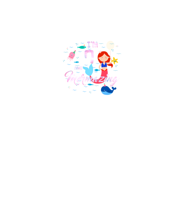 Mermazing Birthday 7 model gri pe tricou