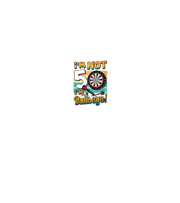Darts Birthday 50 years old model negru pe tricou