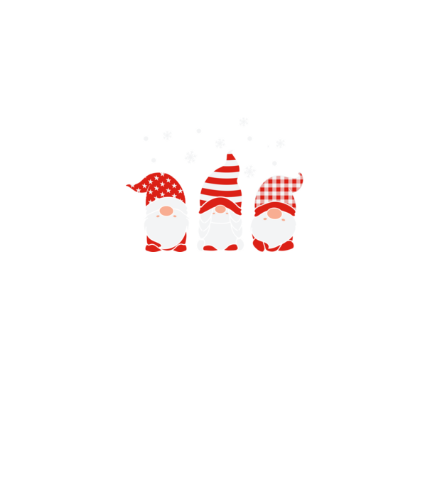 Xmas gnomes model negru pe tricou