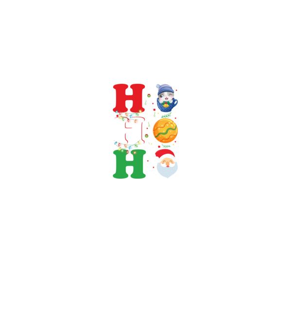 Ho-ho-ho christmas model negru pe tricou