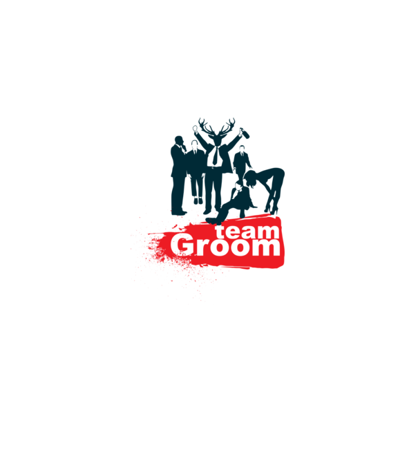 Reservoir Groom Team model alb pe tricou