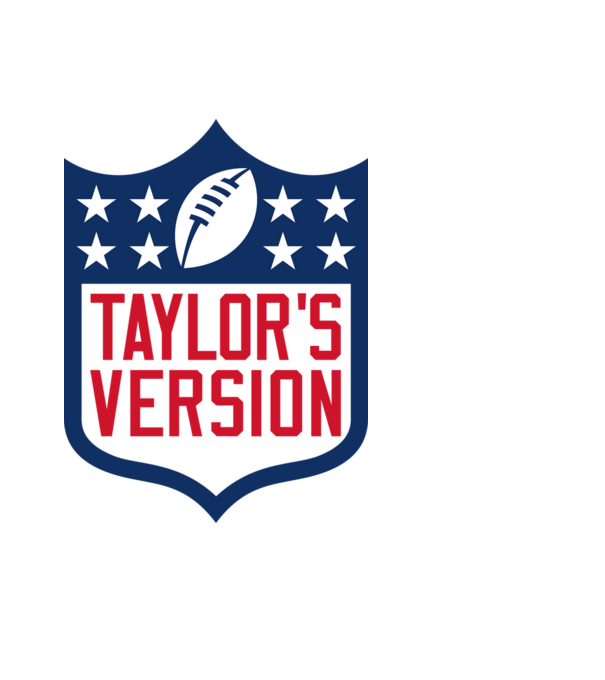 Taylor Swift football logo model negru pe tricou