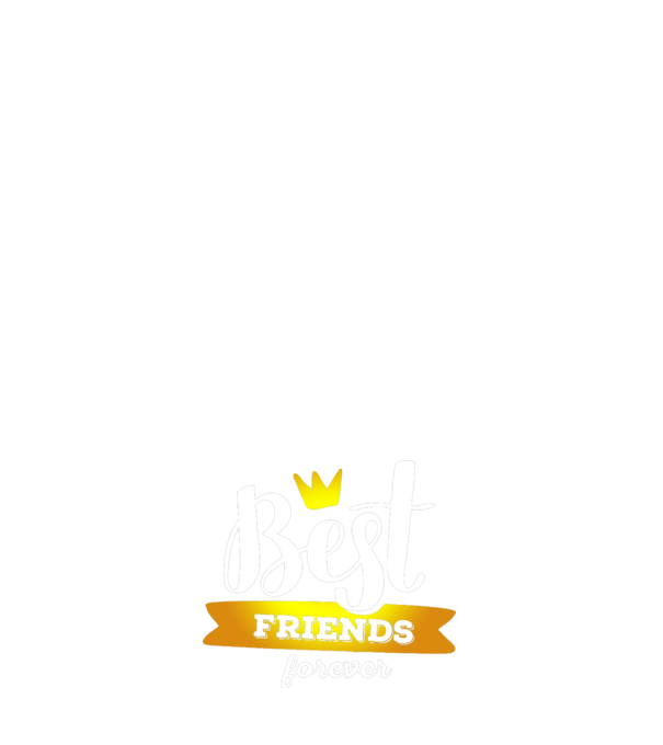 Best friends forever model albastru închis pe tricou
