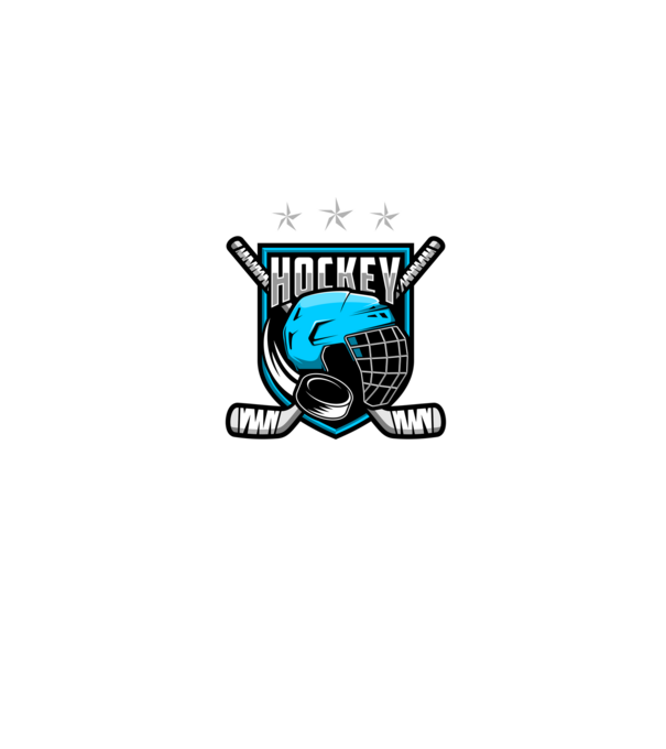 Hockey model albastru jeanși pe tricou