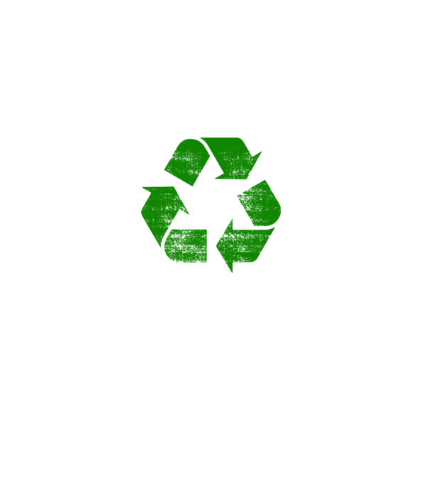 RECYCLE model negru pe tricou