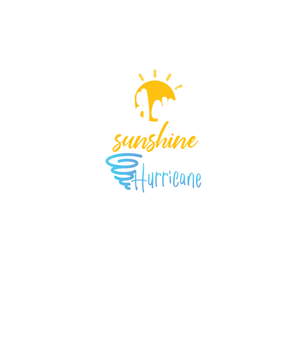 July Girls are Sunshine mixed with a little Hurricane model negru pe tricou