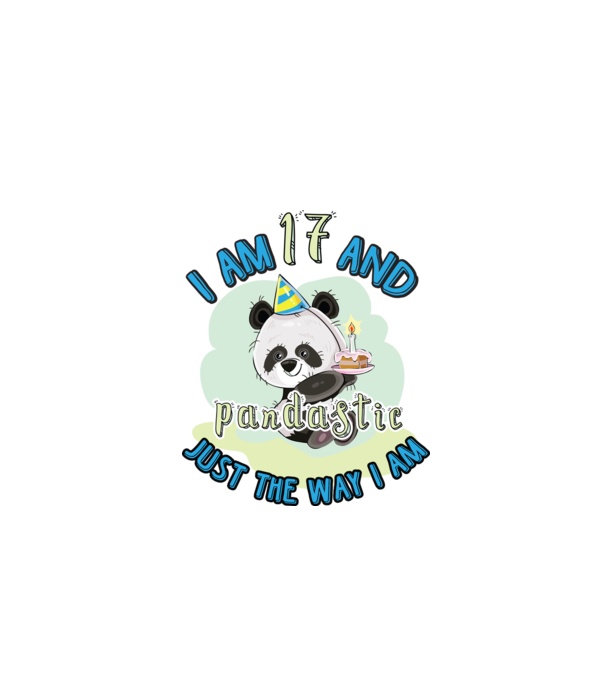 PANDASTIC 17 model alb pe tricou