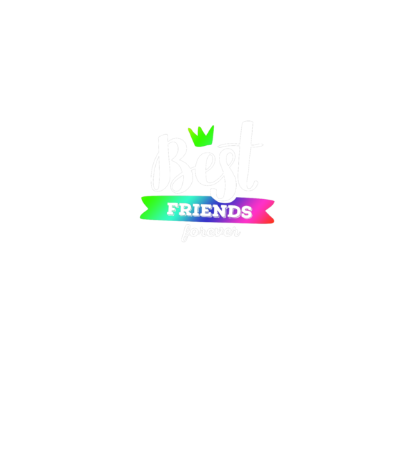 Best friends forever model albastru închis pe tricou
