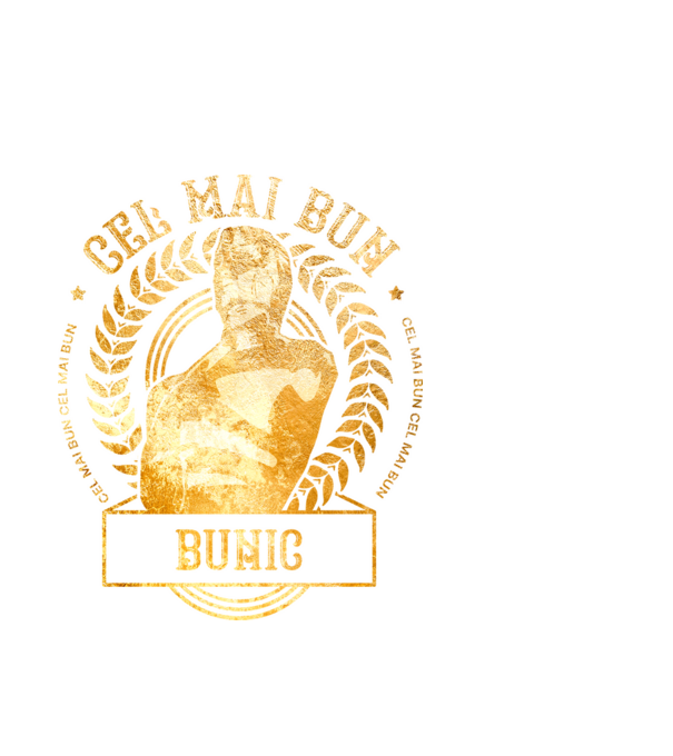 Cel mai bun bunic model alb pe tricou