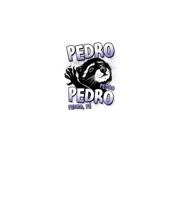 PEDRO PEDRO PEDRO model negru pe tricou