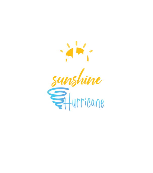 October Girls are Sunshine mixed with a little Hurricane model negru pe tricou