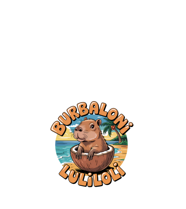 Burbaloni Luliloli model alb pe tricou