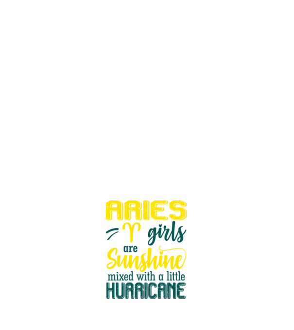 Sunshine with Hurricane ARIES model negru pe tricou