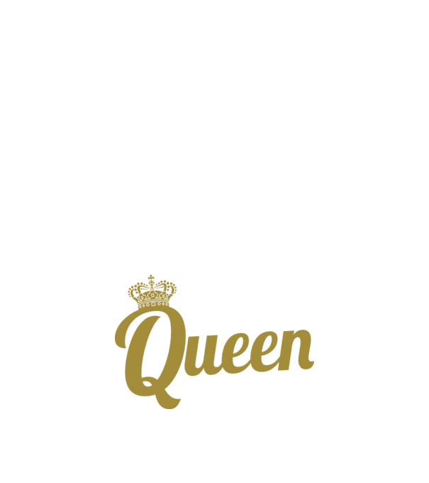 Nurse a title just above Queen model negru pe tricou