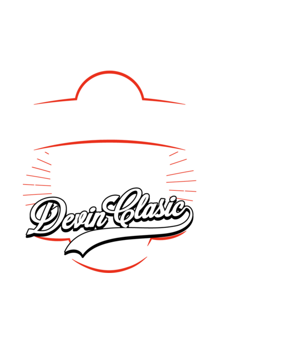 Devin Clasic - 1995 model alb pe tricou