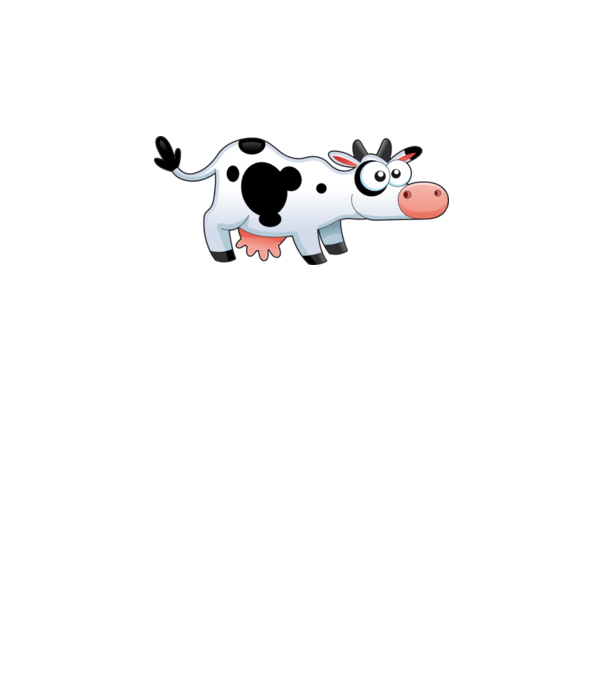 Cow model albastru regal pe tricou
