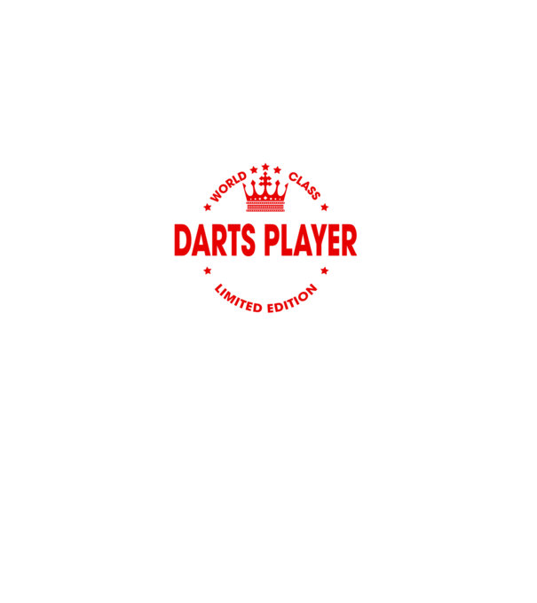 World class DARTS model negru pe tricou