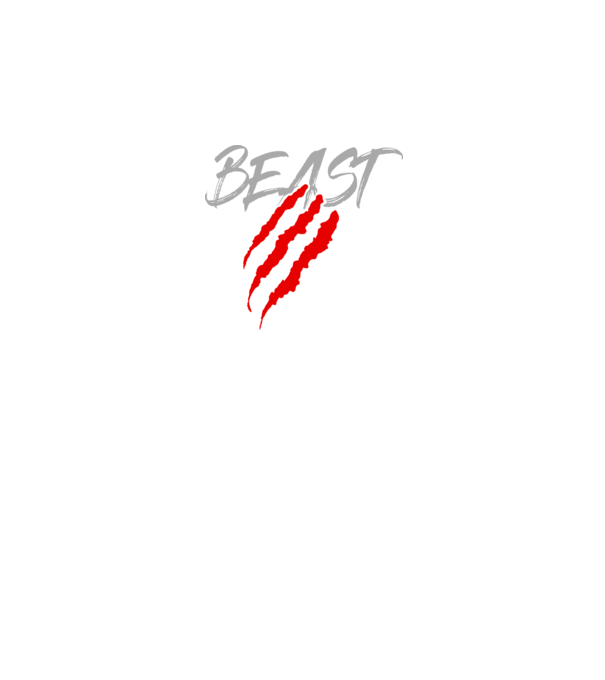 Beast model negru pe tricou