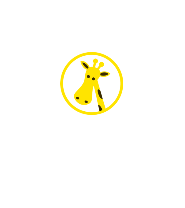 Girafă model albastru închis pe tricou