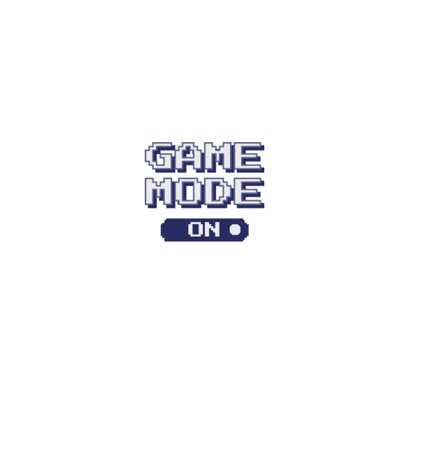 Gamer - Game mode on model negru pe tricou