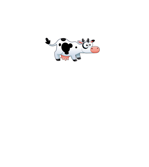 Cow model albastru regal pe tricou