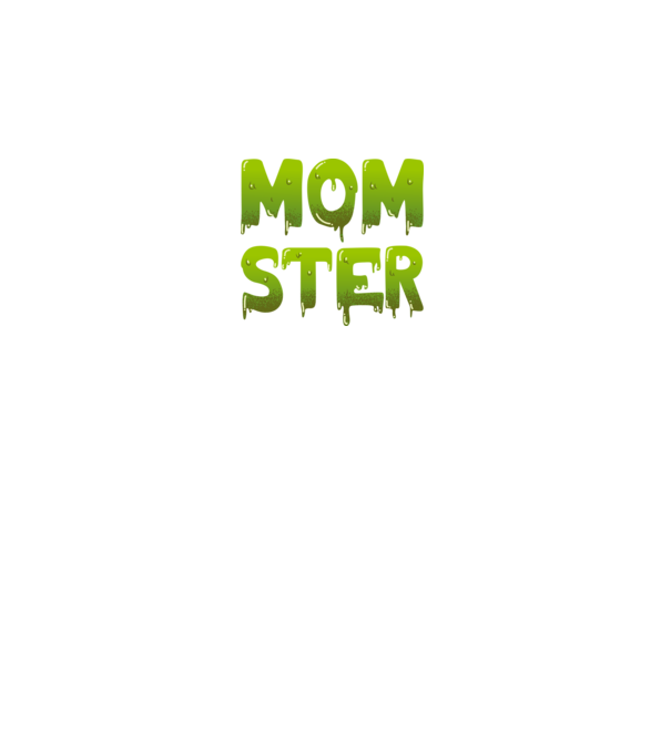 Momster model negru pe tricou
