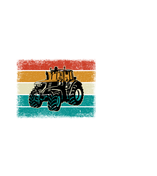 TRACTOR model negru pe tricou