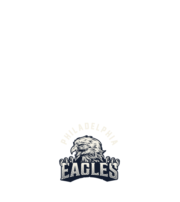 Philadelphia Eagles model albastru deschis pe tricou
