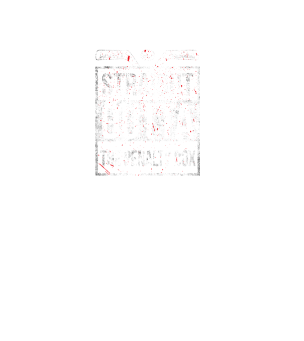 Straight outta the penalty box model negru pe tricou