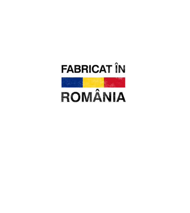 Fabricat în România model negru pe tricou