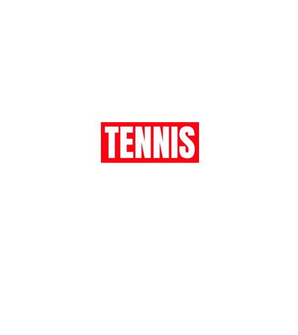 TENNIS HERO model negru pe tricou