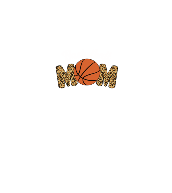 Basketball Mom model negru pe tricou