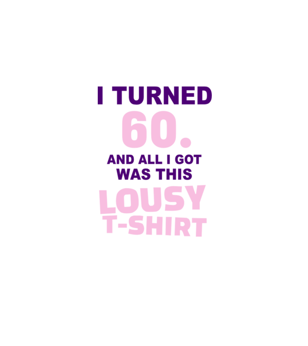 Lousy T-shirt 60 model albastru regal pe tricou