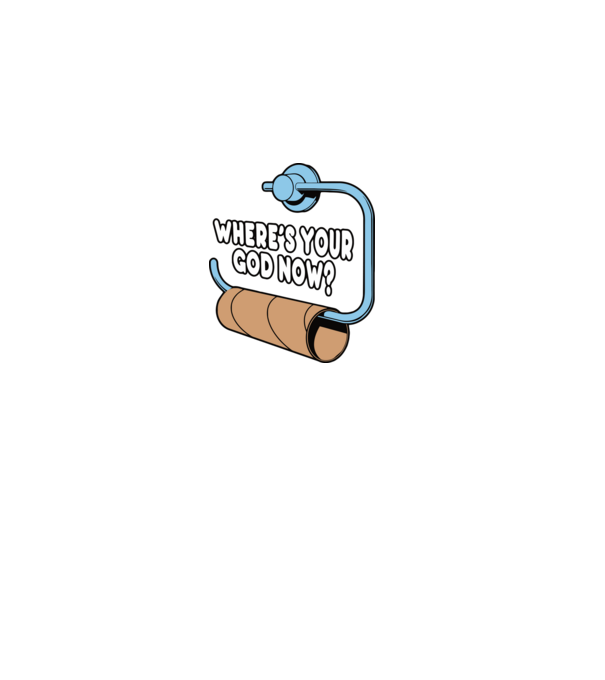 Where's your god now model negru pe tricou