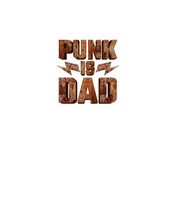 PUNK IS DAD model turcoaz pe tricou