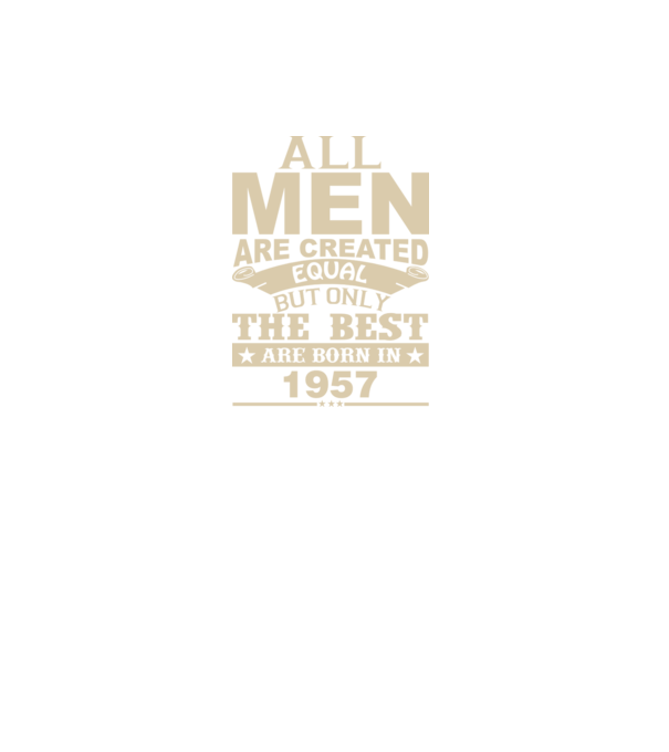 All men are created - 1957 model gri închis pe tricou